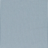 Baumwollstoff mit klassischen feinen Karos in der Farbe navy