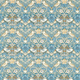 Strawberry Thief Dekostoff blau