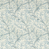 Edler William Morris Baumwollstoff in der Farbe hellblau