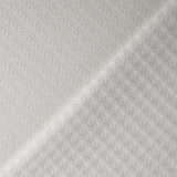 Vorhangstoff mit  gewebter 3D Struktur in der Farbe weiß