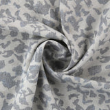 Leoparden Muster Dekostoffe rhino grey