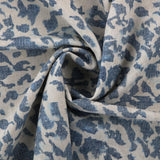 gefleckte Dekostoffe indigo blau