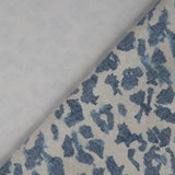 gefleckte Dekostoffe indigo blau