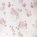 süßer Ballon Baumwollstoff in rosa