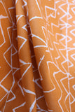 Dekostoff grafisch orange