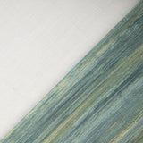 Bio Stoff Aquarelle Streifen mixed green