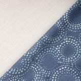 Punktmuster indigo Stoff