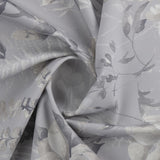 Blumenstoff Soft pastell grau