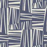 Organic Stoffe in indigo blau