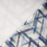 Bio Aquarell Stoffe indigo blue