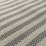 Streifen Outdoorstoff aus recyceltem Polypropylen in der Farbe basalt grau