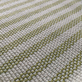 Streifen Outdoorstoff aus recyceltem Polypropylen in der Farbe lime grün