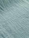 Leinen in aqua blau