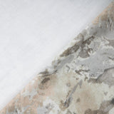 Bio Aquarelle Stoff  braun rosa