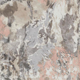 Bio Aquarelle Stoff  rosa braun