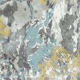 Bio Aquarelle Stoff mixed green
