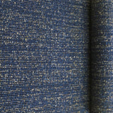 Outdoorstoff Meterware Chenille dunkelblau