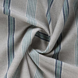 Dekostoff mit Streifen ice green