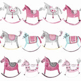 Gardinen Voile Rocking Horses - rose 280 cm