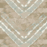 Bio Baumwolle mit Zackenmuster in schönen beige Farbtönen