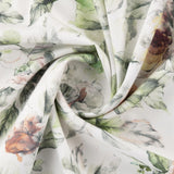 Bio Satin Rosen Baumwolle lime grün