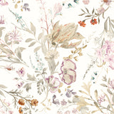 Bio Blumenstoff beige