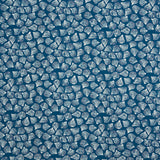Muschel Design Bio Baumwolle blau