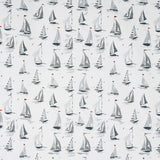 #Segelboot Design Bio Baumwolle koralle