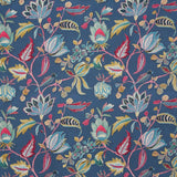 Bio Azalee Baumwollstoff navy