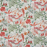Bio Geißblatt Baumwollstoff in der Farbe cranberry