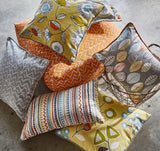 Stoffe für Hocker orange
