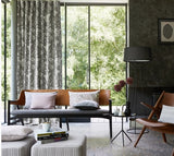 Vorhangstoff Landhausstil hellgrau