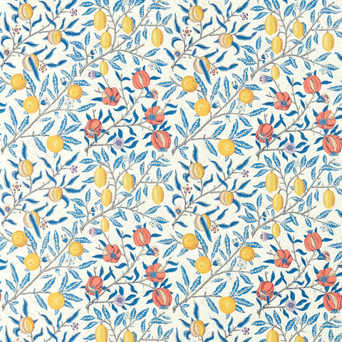 William Morris Fruit Paradise in blau