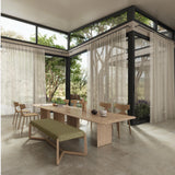 Edler natürlicher Gardinenstoff transparent