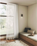 Raumhoher Gardinenstoff in der Farbe champagner