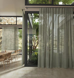 traumhafte Gardinenstoffe in hellgrün