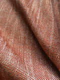 Leinen Viskose Stoffe in der Farbe rostrot