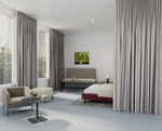 edler Luxus Dimout Vorhang in grau