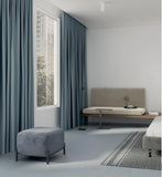 Vorhangstoff Dimout Denim blau
