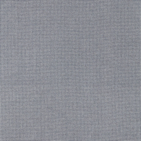 indigo blau grauer Wolllstoff mit Karo Muster