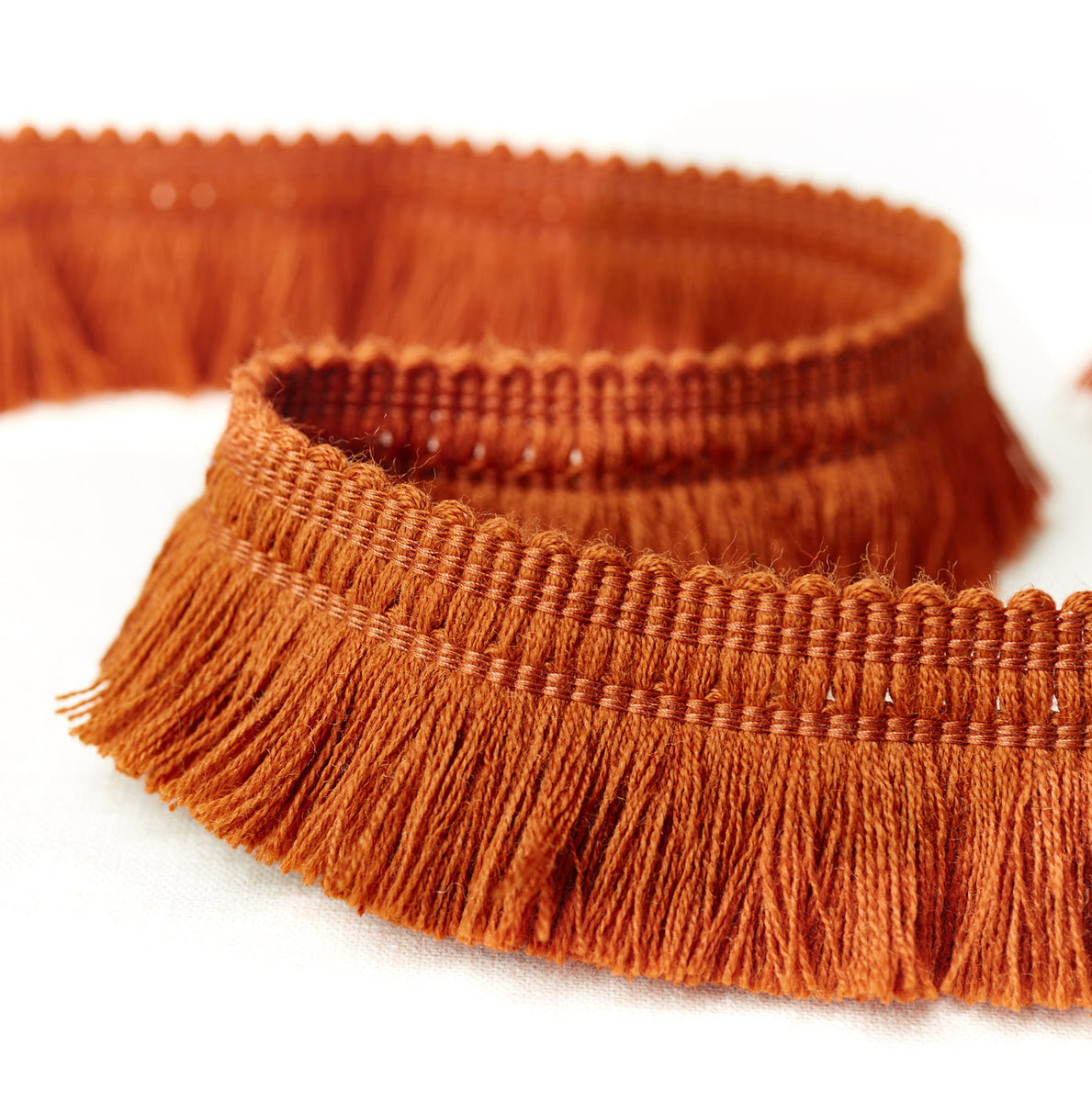 Fringe ribbon - rowanberry | Sustainable ribbons & trims – GrueneStoffe.de