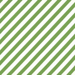 Stoff mit diagonal gewebten Streifen in grün und weiß