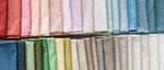 viele Farben raumhohe Stoffe