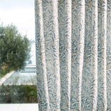 Willow Boughs raumhohe Gardine mineral blau