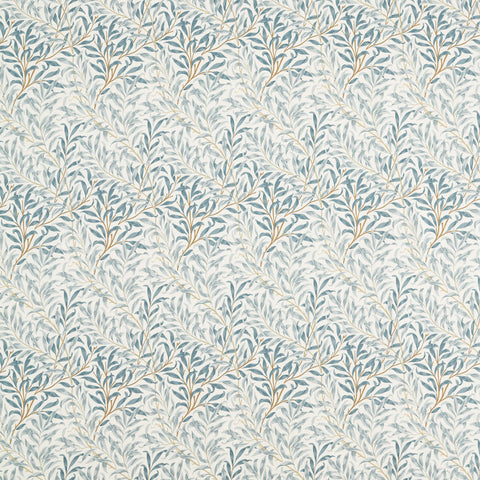 Willow Boughs Vorhangstoff extrabreit mineral blau