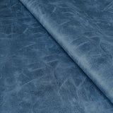 recyceltes Leder in der Farbe blau