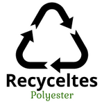 recyceltes Samt in der Farbe silber