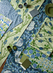 Campanula Baumwoll Stoff William Morris