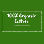 Bio Streifen aus organischer Baumwolle in der Farbe nougat