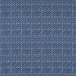 ZickZack Muster Baumwolle tiefblau